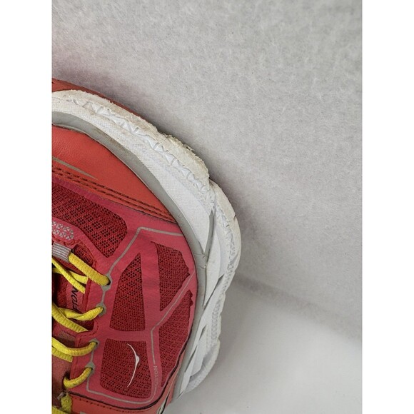 Hoka‎ Women’s Size 10.5 Clifton Pink/ Yellow Running Tennis Shoe - Picture 6 of 6